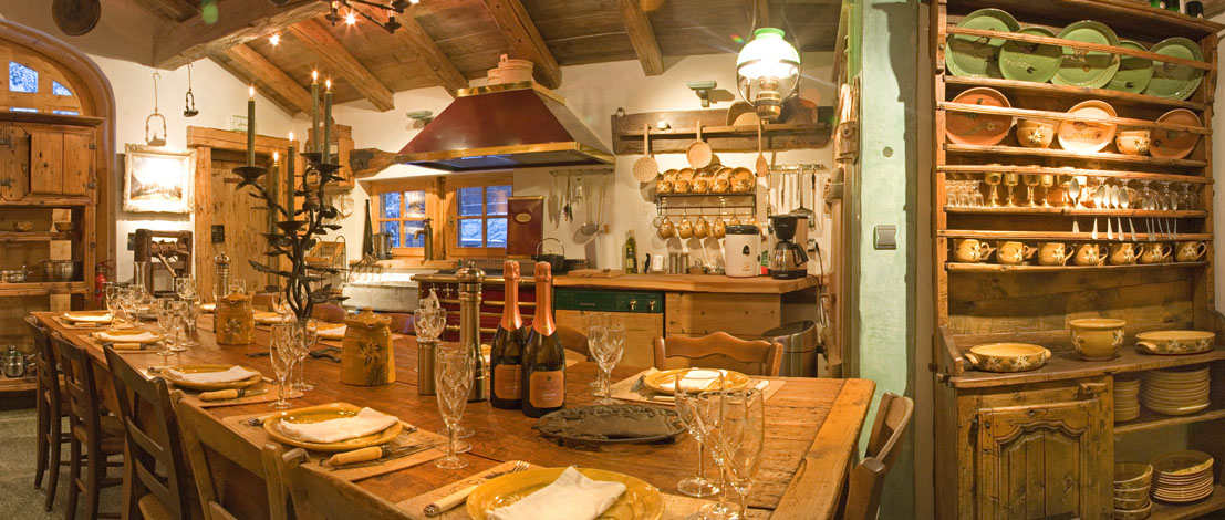 La table de la salle 17ème - Restaurant gastronomique Les Tables de Philippe à Chamonix