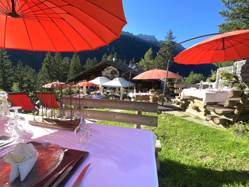 Le jardin alpin - Restaurant gastronomique Les Tables de Philippe à Chamonix Mont-Blanc