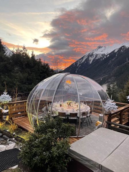 Manger dans la bulle de Philippe - Restaurant Chamonix Mont-Blanc